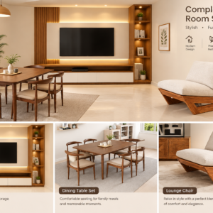 Modern Complete Living Room Furniture Set